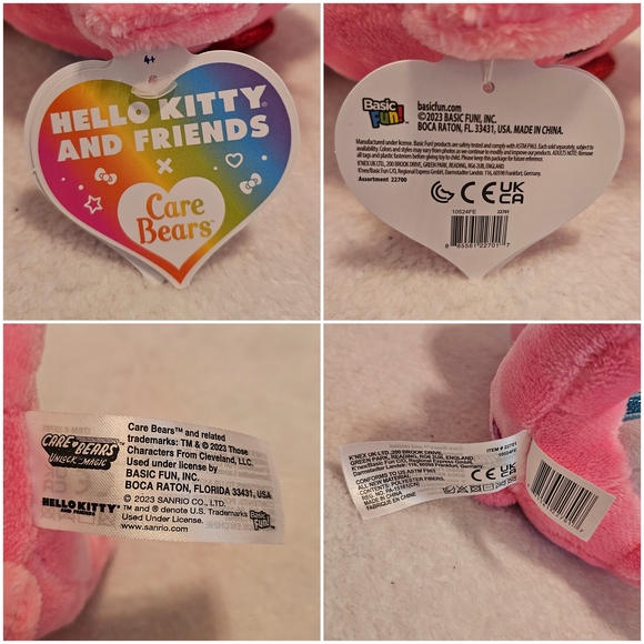 HELLO KITTY & FRIENDS X CARE BEARS 2023 Plushie Bundle - Picture 7 of 11